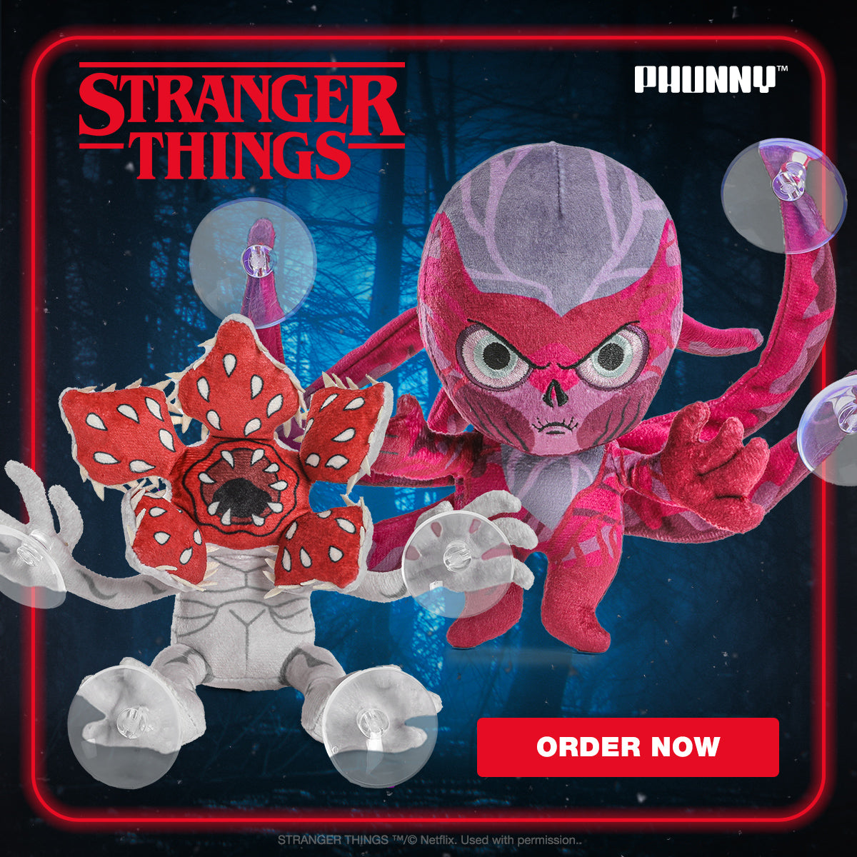 Stranger Things - Demogorgon Plush Window Clinger