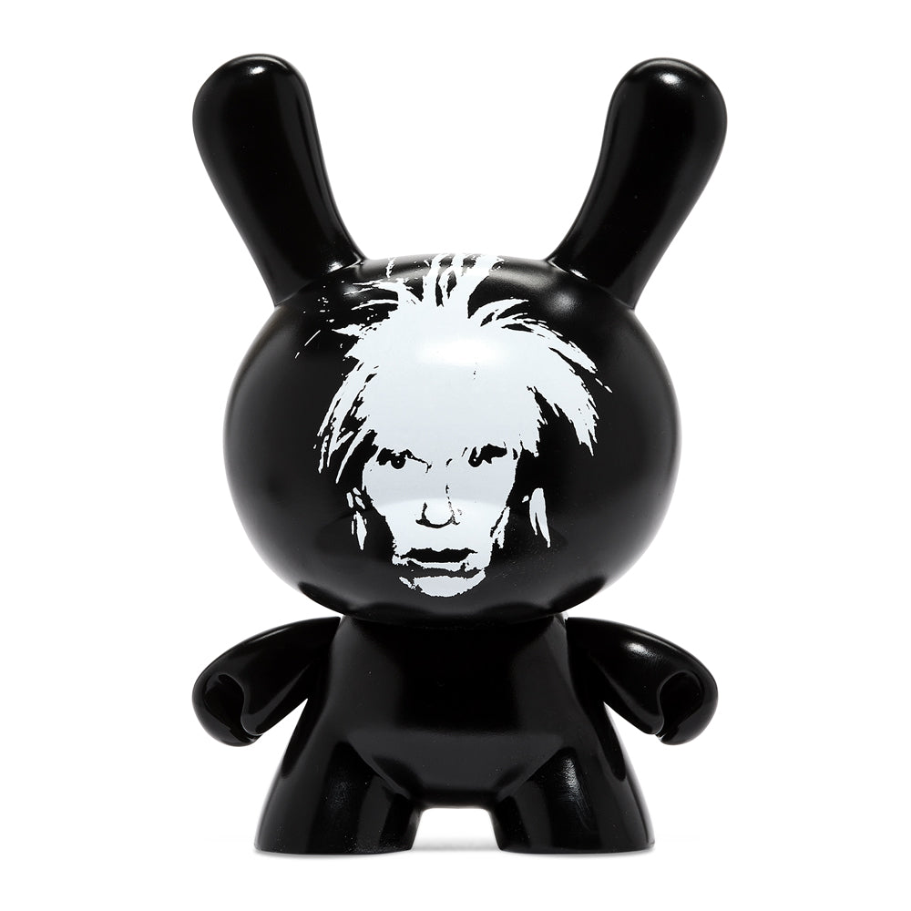 Andy Warhol Fright Wig Self-Portrait 8" Masterpiece Dunny - Monochrome Edition