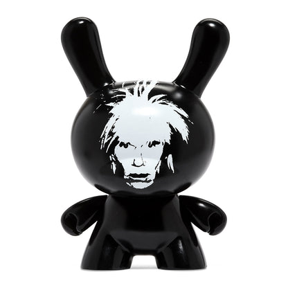 Andy Warhol Fright Wig Self-Portrait 8" Masterpiece Dunny - Monochrome Edition