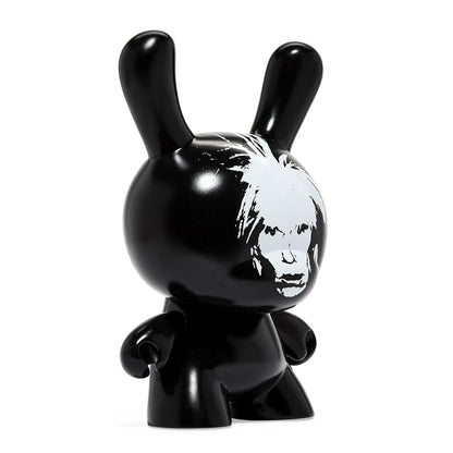 Andy Warhol Fright Wig Self-Portrait 8" Masterpiece Dunny - Monochrome Edition
