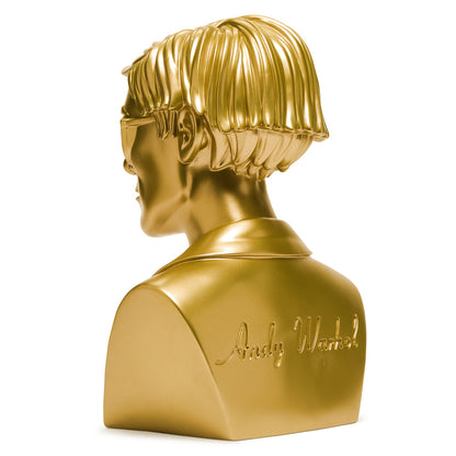 Andy Warhol 12" The Bust Vinyl Art Sculpture - Gold Edition - Limited edition of 200