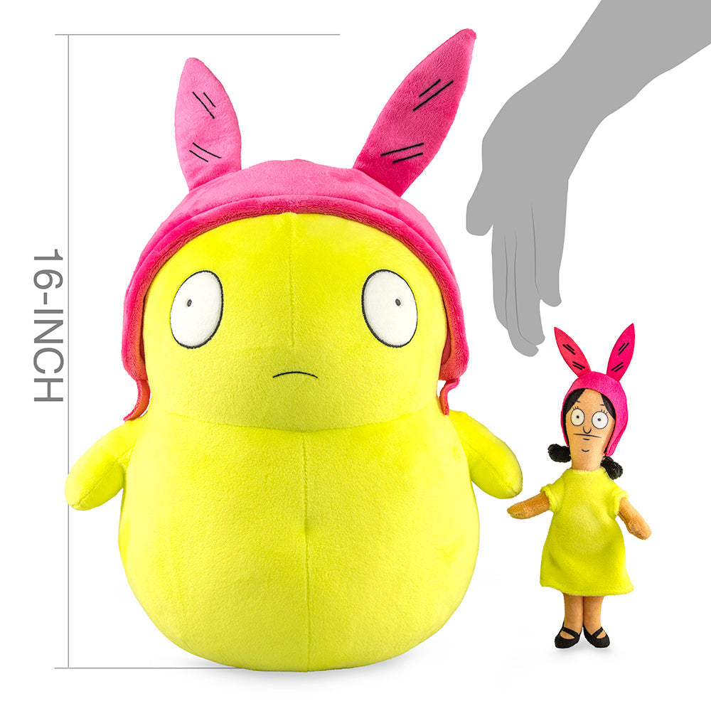 Bob's Burgers Louise & Kuchi Kopi 16” HugMe Plush with Shake Action