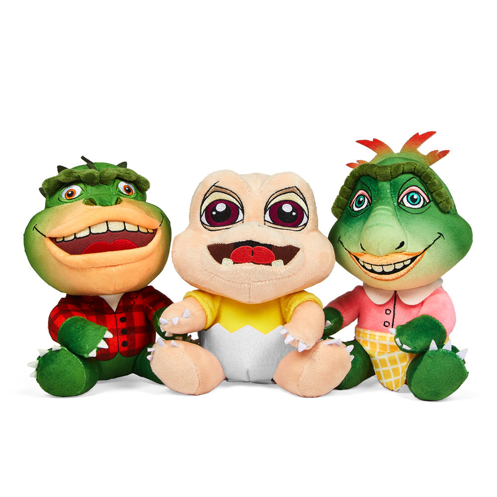 Dinosaurs TV Show 8" Phunny Plush 3-Pack Bundle - Fran, Earl & Baby