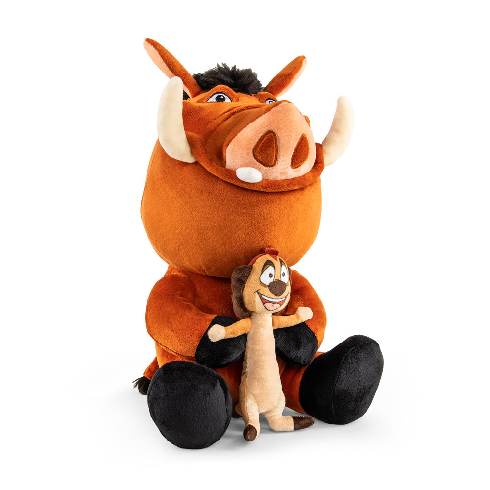 The Lion King Timon & Pumba 16" HugMe Plush by Kidrobot