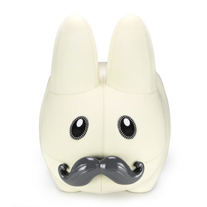 Kidrobot Leather Happy Labbit Stool  - Virgin White Edition