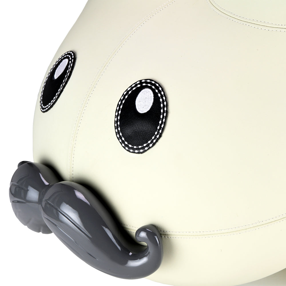 Kidrobot Leather Happy Labbit Stool  - Virgin White Edition