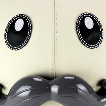 Kidrobot Leather Happy Labbit Stool  - Virgin White Edition
