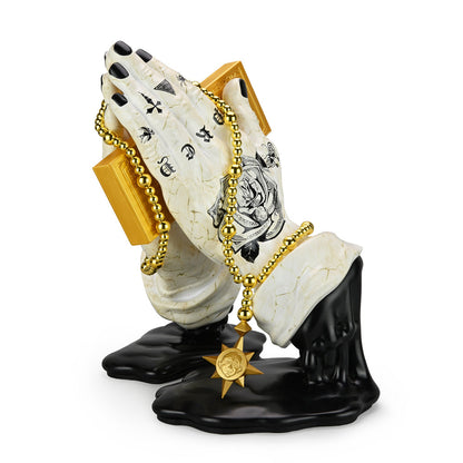 Let Us Prey 10" Vinyl Art Figure by Frank Kozik - Exclusive Tatted Marble Edition (VAULT)