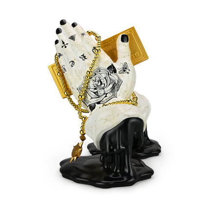 Let Us Prey 10" Vinyl Art Figure by Frank Kozik - Exclusive Tatted Marble Edition (VAULT)