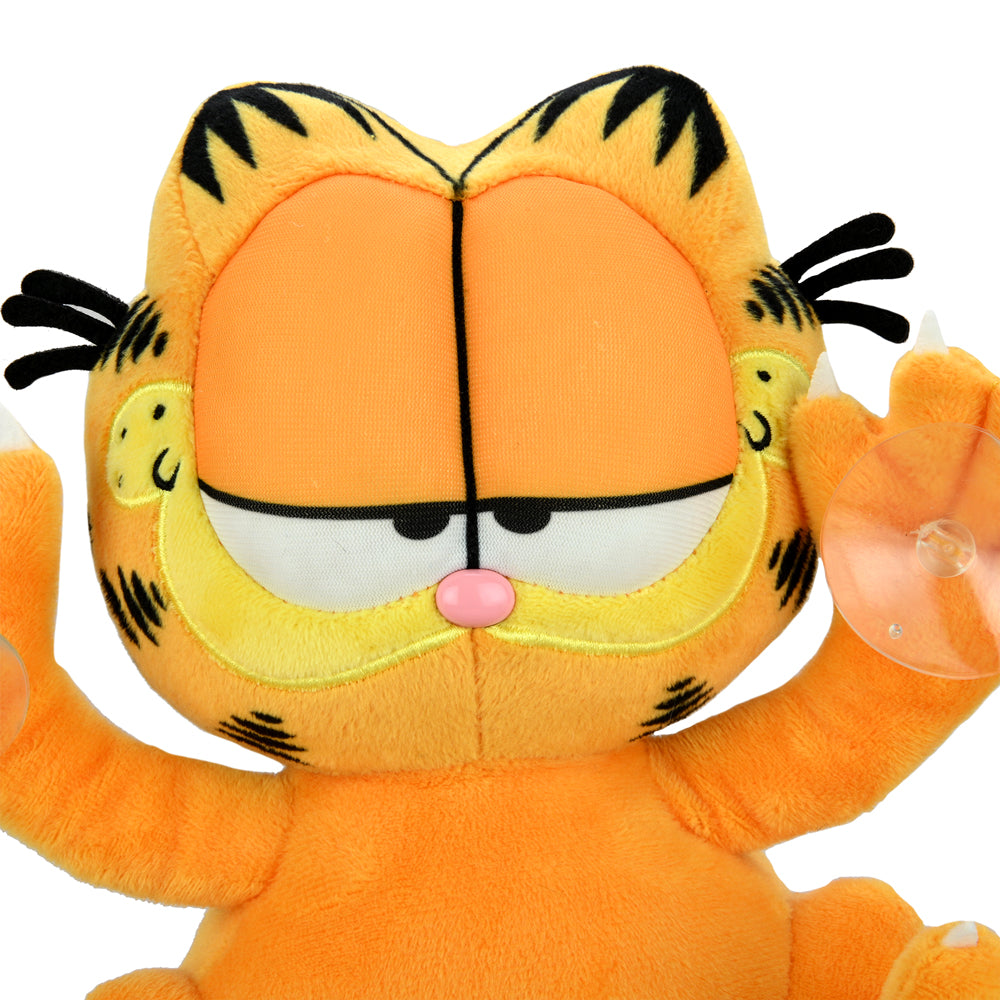 Garfield 8" Plush Suction Cup Window Clinger by Kidrobot - Relaxed Edition