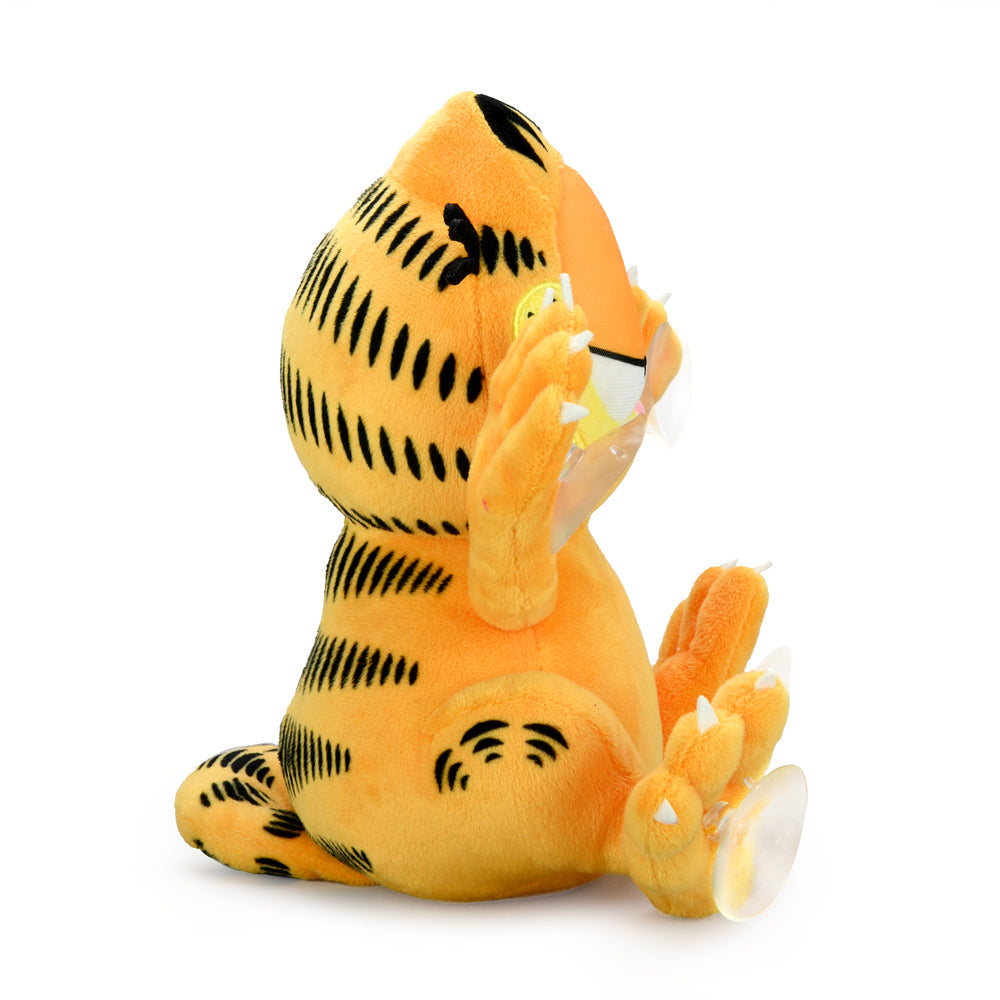 Garfield 8" Plush Suction Cup Window Clinger by Kidrobot - Relaxed Edition