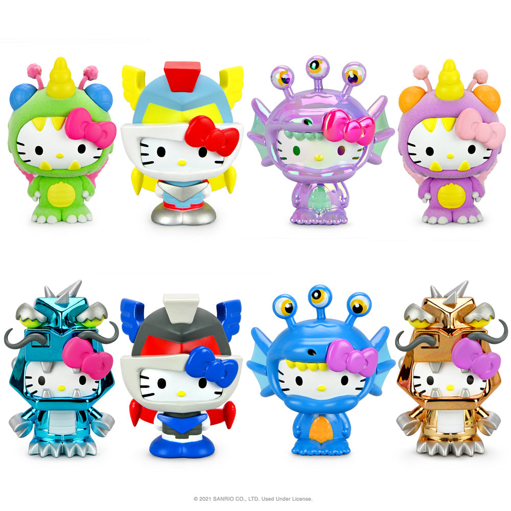 Hello Kitty® Kaiju Monsters 3" Collectible Vinyl Figures by Kidrobot