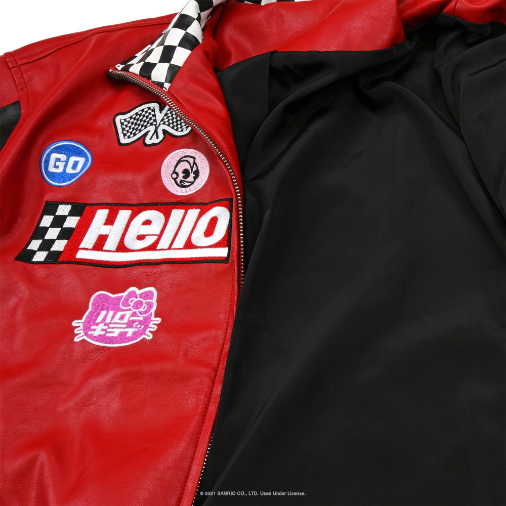 Hello Kitty® Tokyo Speed Red Moto Jacket by Kidrobot - Limited Edition