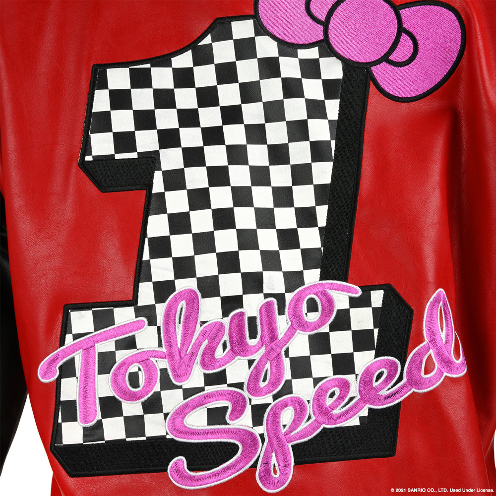 Hello Kitty® Tokyo Speed Red Moto Jacket by Kidrobot - Limited Edition