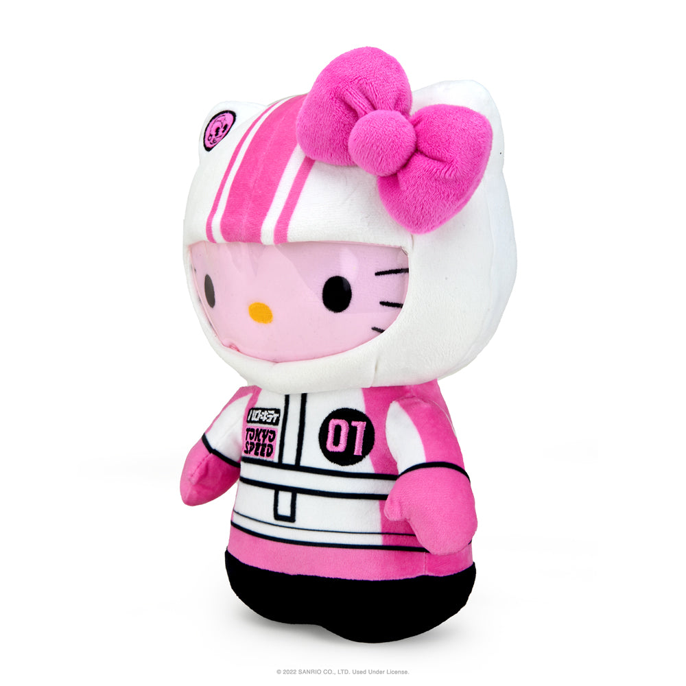 Hello Kitty® and Friends Tokyo Speed Racer 13" Plush 4-Pack Bundle - Badtz-maru®, Hello Kitty, Kuromi & My Melody®