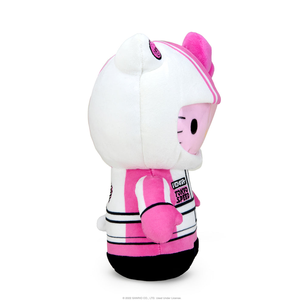 Hello Kitty® and Friends Tokyo Speed Racer 13" Plush 4-Pack Bundle - Badtz-maru®, Hello Kitty, Kuromi & My Melody®