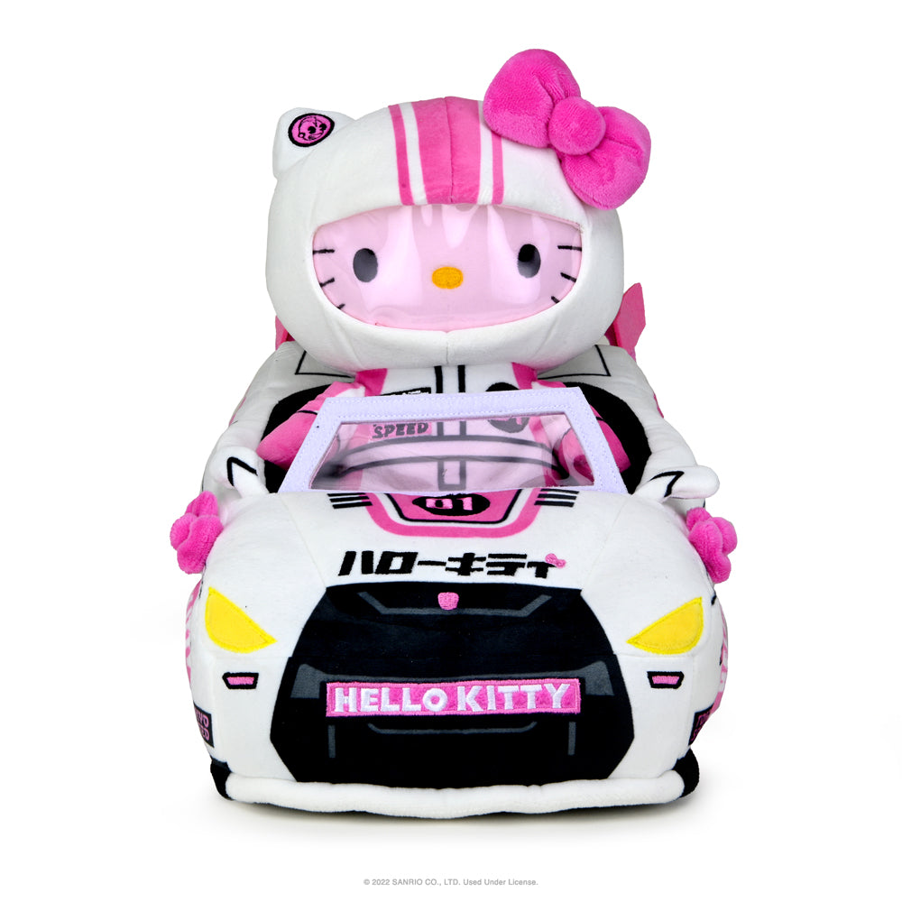 Hello Kitty® and Friends Tokyo Speed Racer 13" Plush 4-Pack Bundle - Badtz-maru®, Hello Kitty, Kuromi & My Melody®