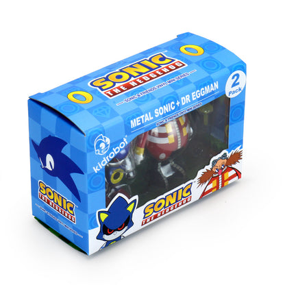Sonic the Hedgehog 3" Vinyl Figure Dr. Robotnic and Metal Sonic 2-Pack