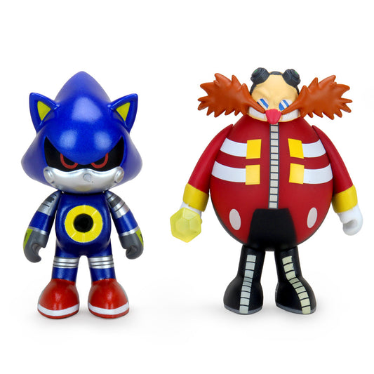 Sonic the Hedgehog 3" Vinyl Figure Dr. Robotnic and Metal Sonic 2-Pack