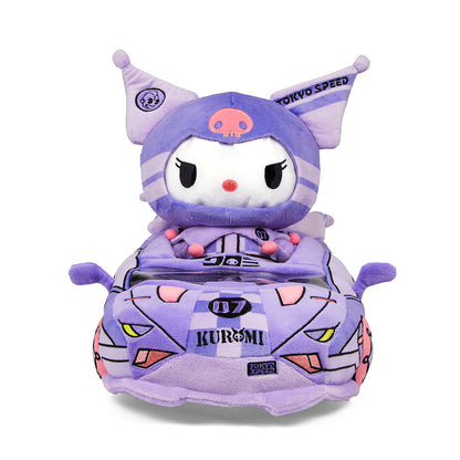 Hello Kitty® and Friends Tokyo Speed Racer 13" Plush 4-Pack Bundle - Badtz-maru®, Hello Kitty, Kuromi & My Melody®
