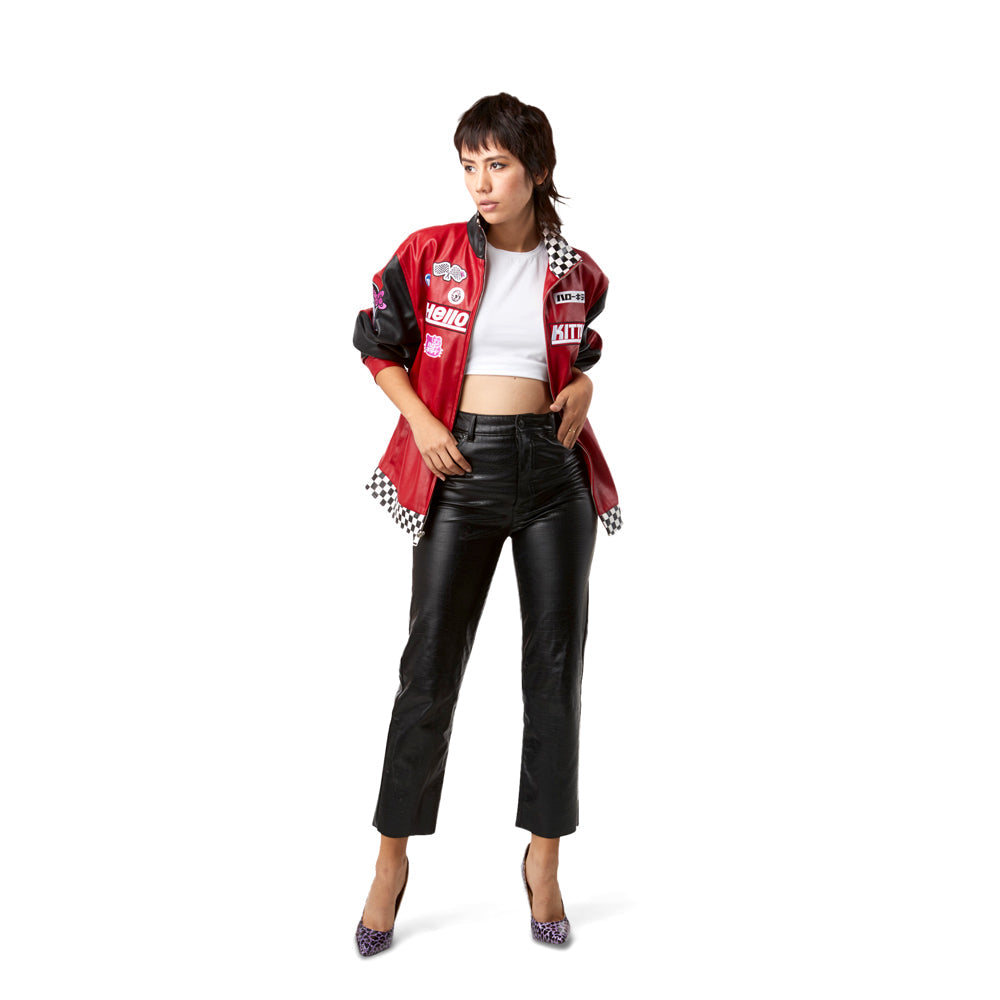Hello Kitty® Tokyo Speed Red Moto Jacket by Kidrobot - Limited Edition