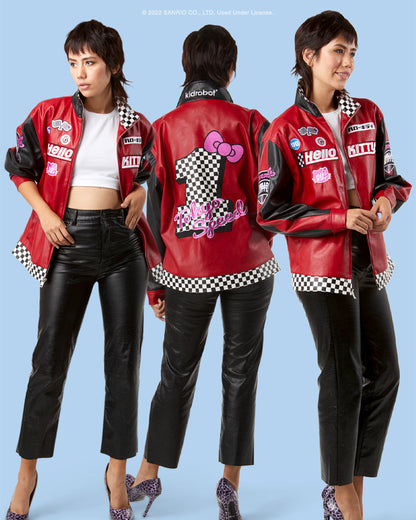 Hello Kitty® Tokyo Speed Red Moto Jacket by Kidrobot - Limited Edition