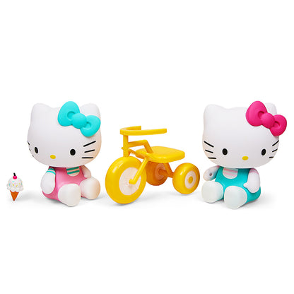 Hello Kitty® Tricycle and Ice Cream Play Theme 4.5” Vinyl Figure 2-Pack Set by Kidrobot