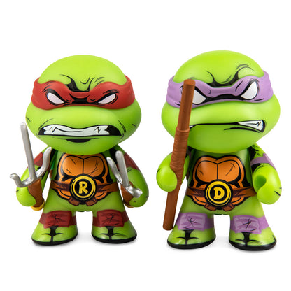 Teenage Mutant Ninja Turtles Raphael & Donatello 3" Vinyl Figure 2-pack