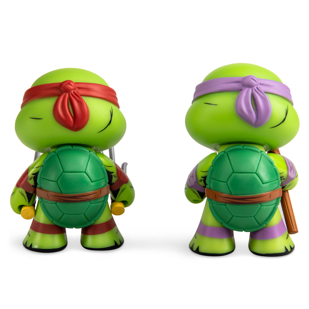 Teenage Mutant Ninja Turtles Raphael & Donatello 3" Vinyl Figure 2-pack