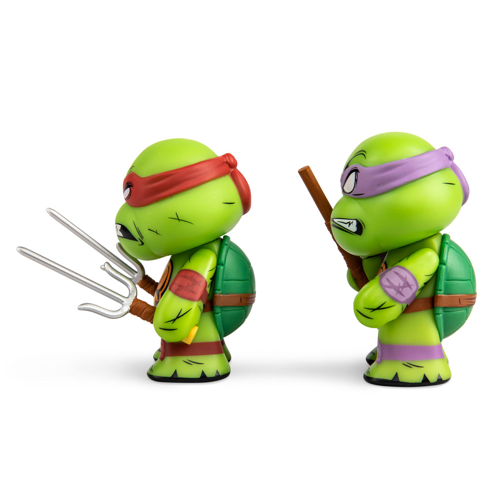Teenage Mutant Ninja Turtles Raphael & Donatello 3" Vinyl Figure 2-pack