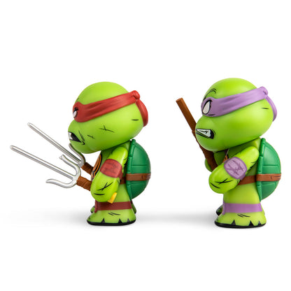 Teenage Mutant Ninja Turtles Raphael & Donatello 3" Vinyl Figure 2-pack
