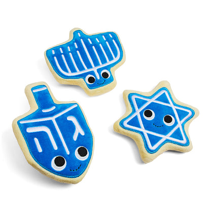 Yummy World Hanukkah Cookies 6" Plush Set of Three