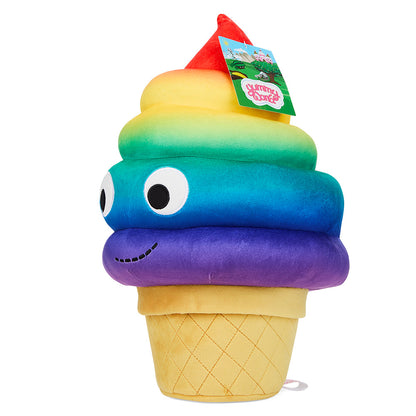 Yummy World Rainbow Soft Serve Sally Ice Cream Cone Plush