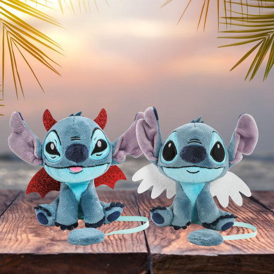 Disney Lilo & Stitch – Devil & Angel Stitch Plush Shoulder Phunny Bundle