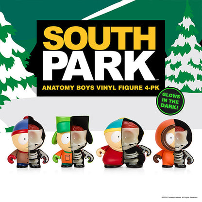South Park Anatomy Boys 2" Vinyl Figure 4-Pack Glow-in-the-Dark Edition - SOLD OUT!