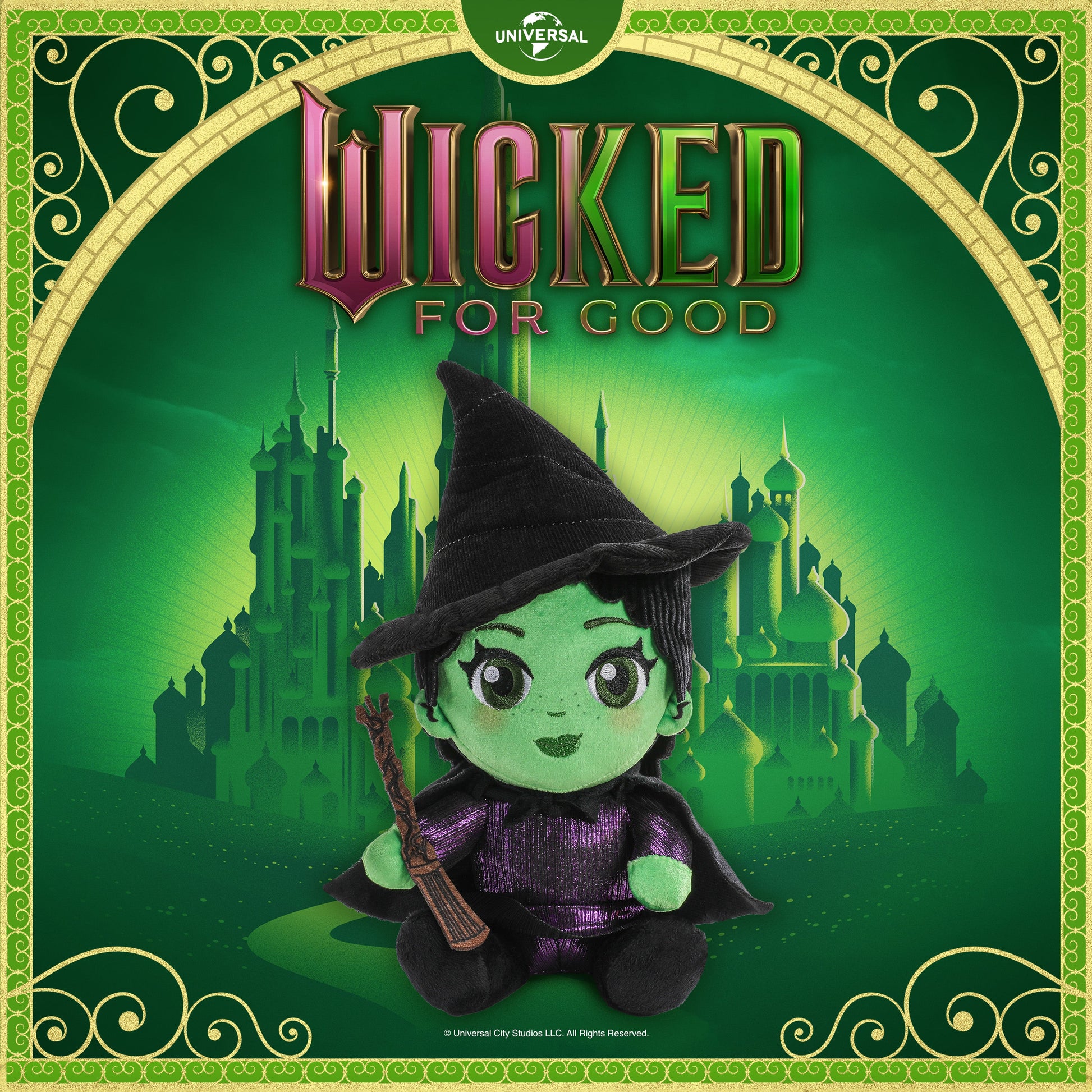 Wicked: For Good - Glinda and Elphaba Phunny Plush Bundle 2-Pack