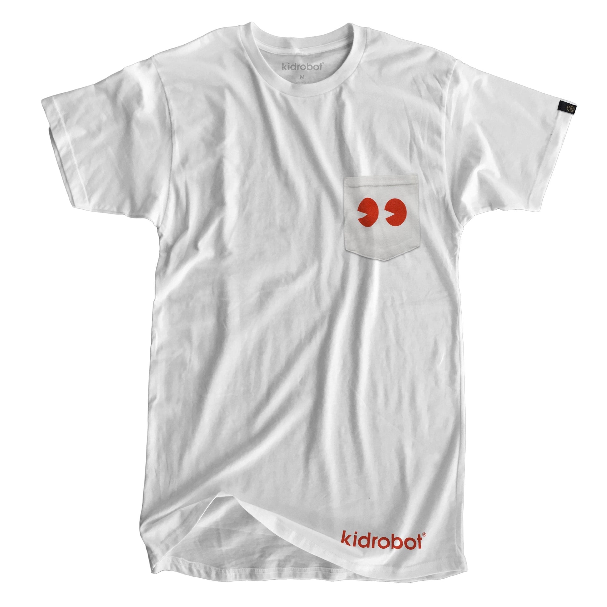 Limited Edition Kidrobot Have a Vinyl Day White Pocket T-Shirt (S-XXL)