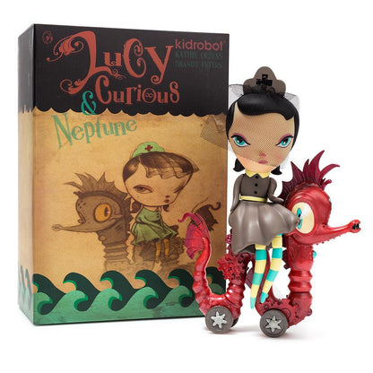 Lucy Curious Dark Harbor 7" Vinyl Art Figure by Kathie Olivas