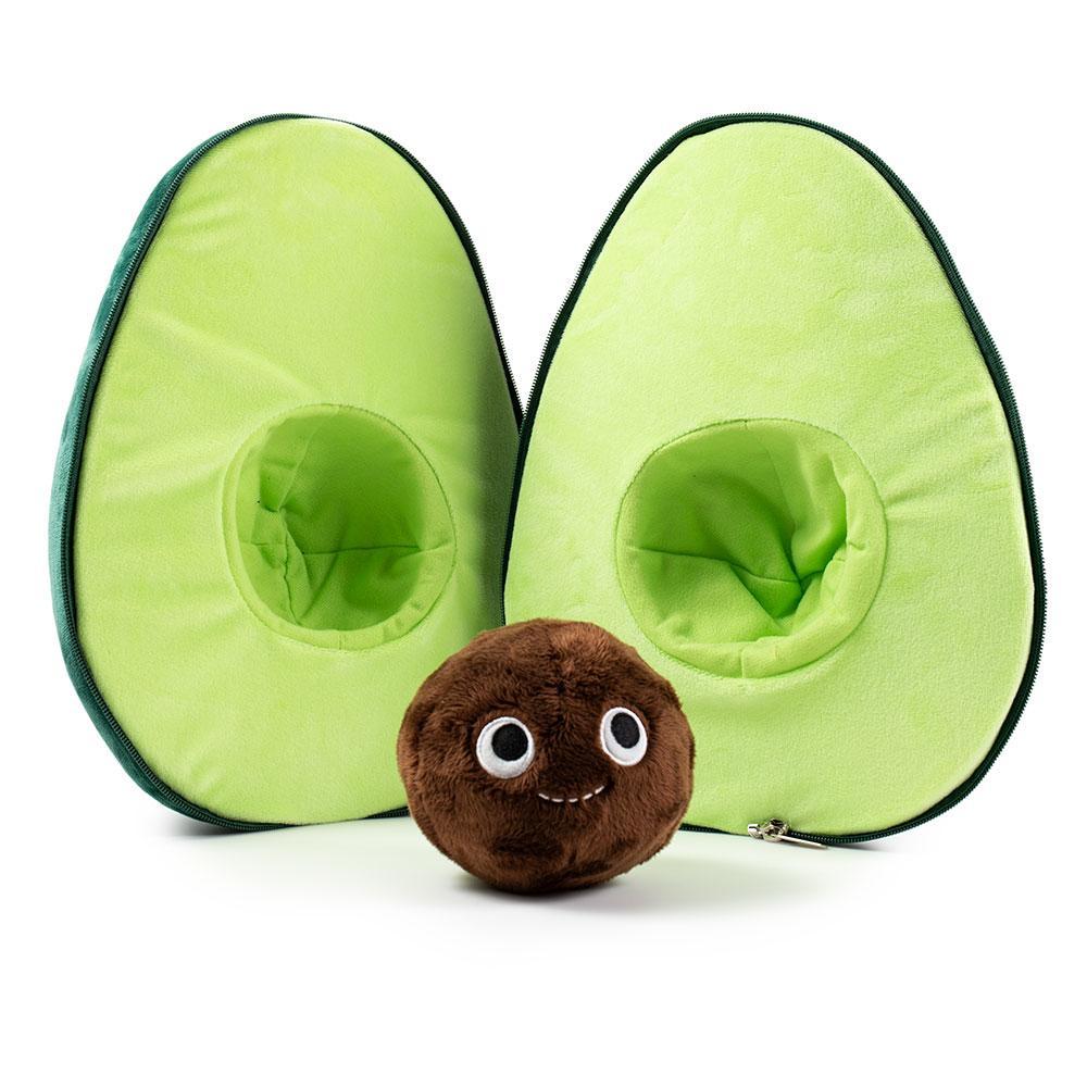 Yummy World 16" Avocado Plush with Interactive Plushie Pit