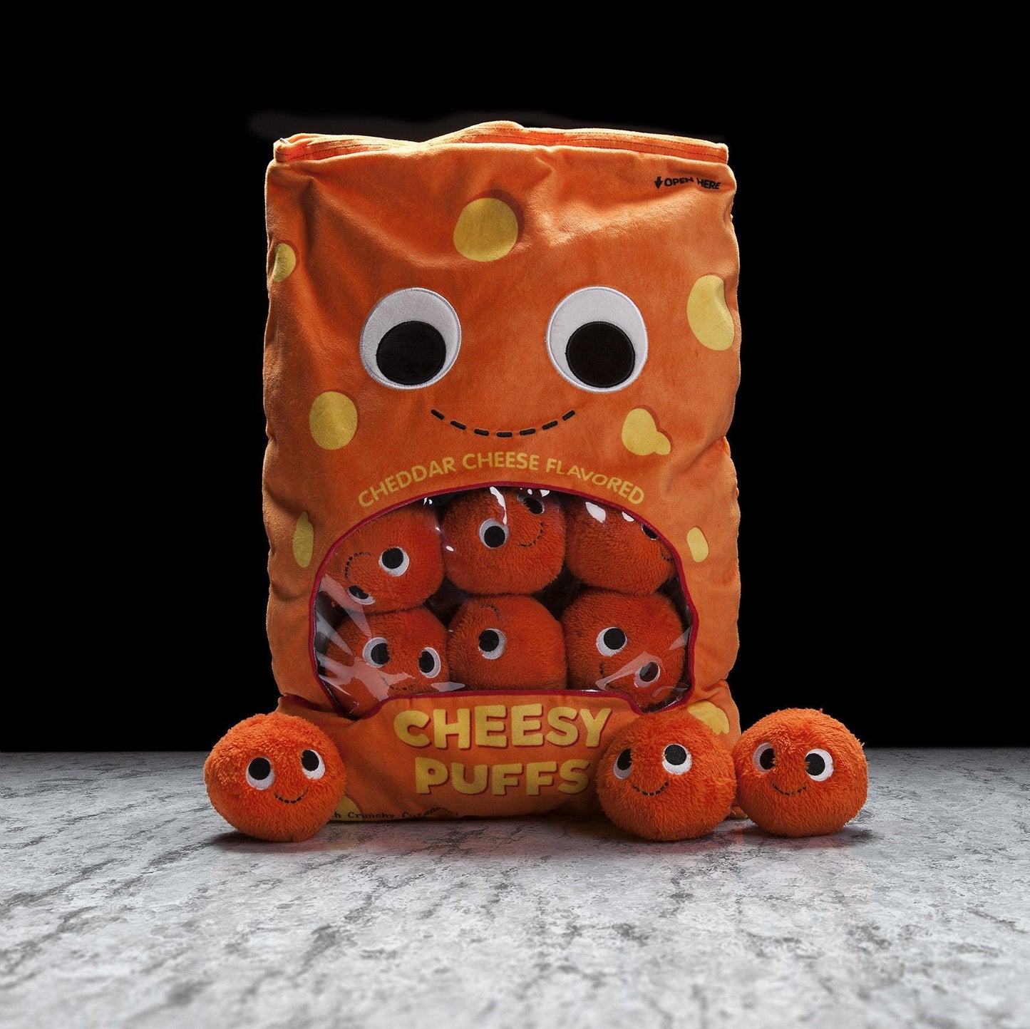 Yummy World XL Cheesy Puffs Interactive Food Plush
