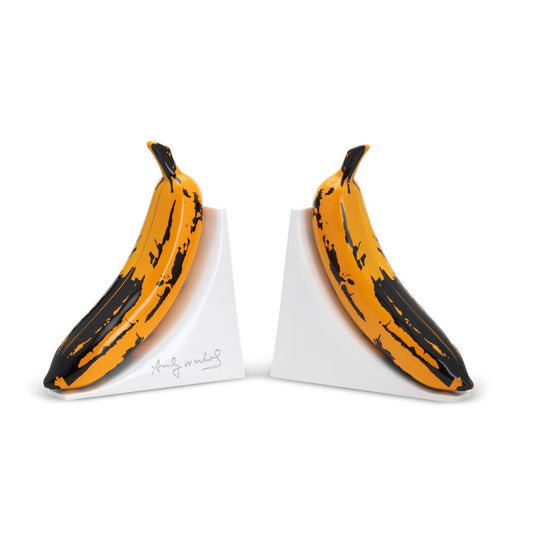 Kidrobot x Andy Warhol Resin Banana Bookends - Yellow Edition