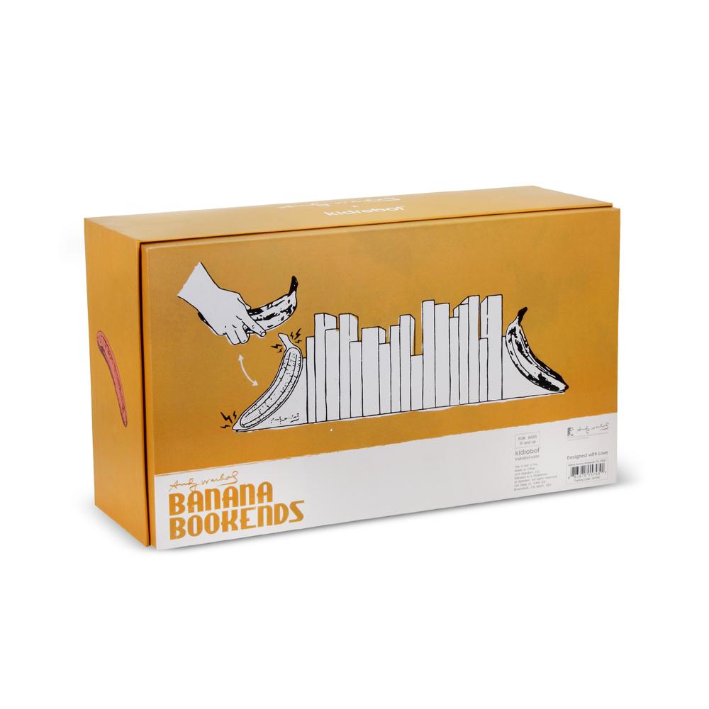 Kidrobot x Andy Warhol Resin Banana Bookends - Yellow Edition