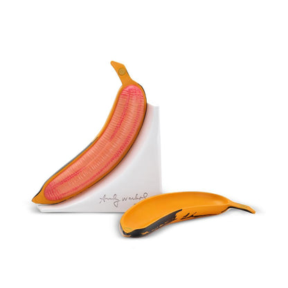 Kidrobot x Andy Warhol Resin Banana Bookends - Yellow Edition