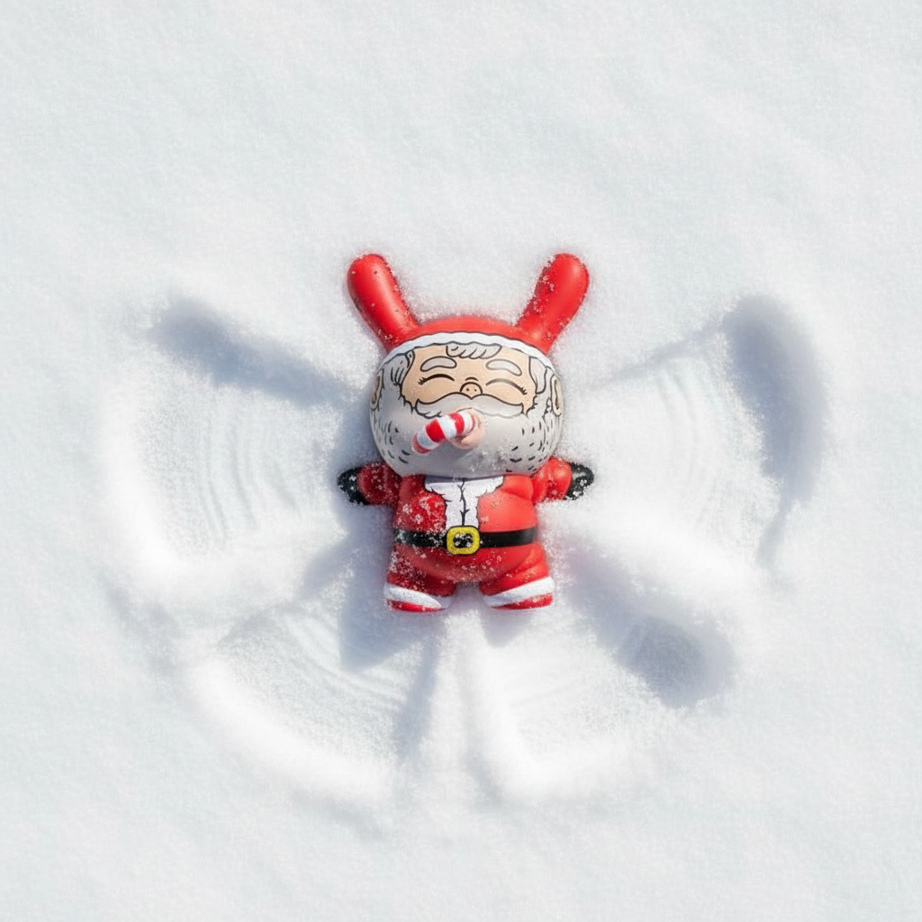 Chunky Holiday Dunny by Alex Solis - Santa Edition