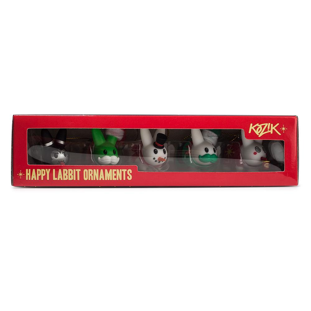 Happy Labbit Christmas Tree Ornaments 5-Pack