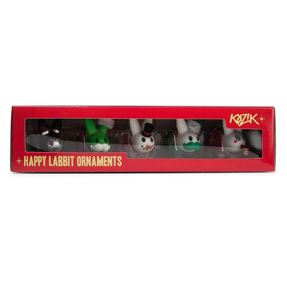 Happy Labbit Christmas Tree Ornaments 5-Pack
