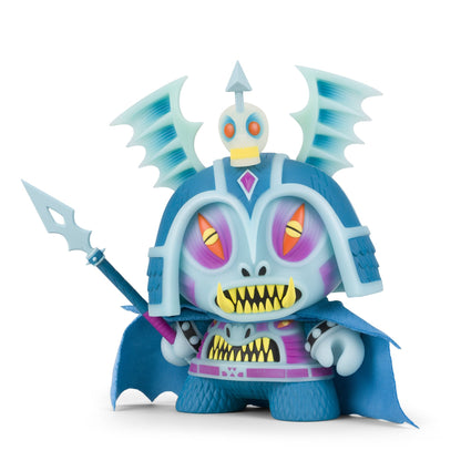 Harbinger 8" Dunny Art Figure by Martin Ontiveros - GID Blue Edition