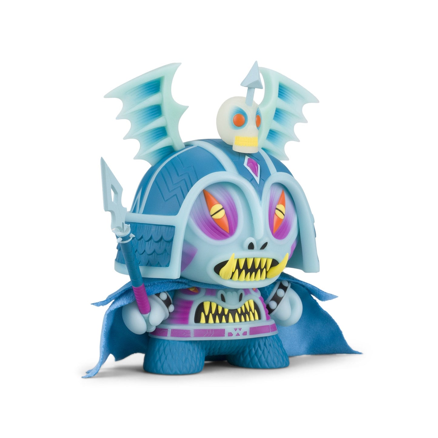 Harbinger 8" Dunny Art Figure by Martin Ontiveros - GID Blue Edition