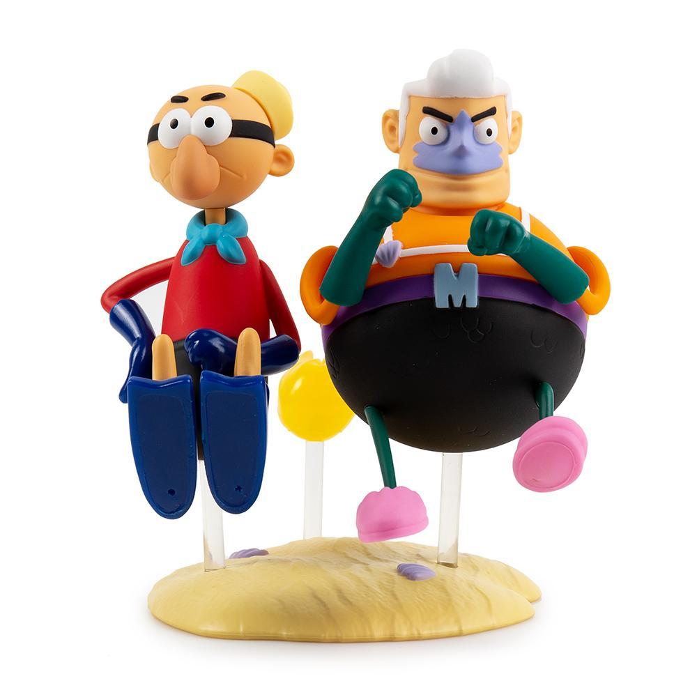 SpongeBob SquarePants Mermaid Man and Barnacle Boy Art Figure by Kidrobot