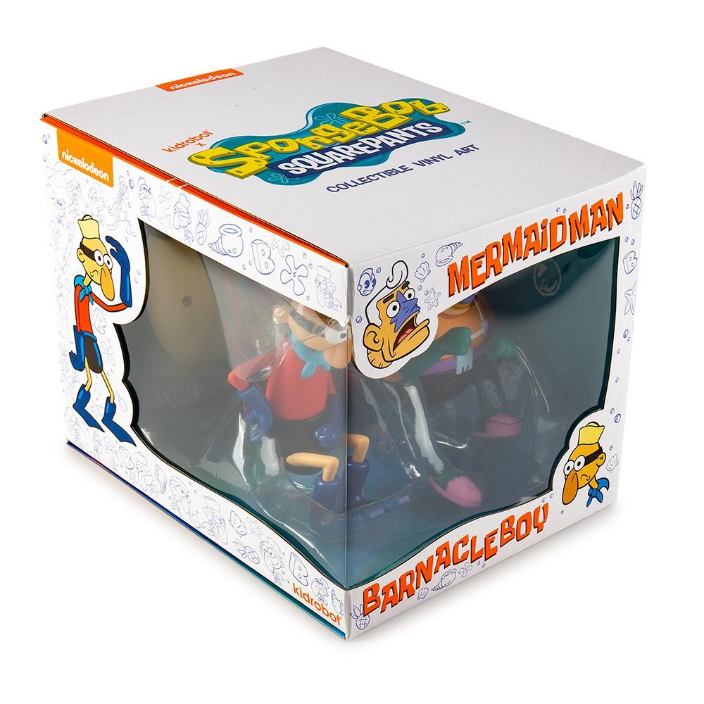 SpongeBob SquarePants Mermaid Man and Barnacle Boy Art Figure by Kidrobot